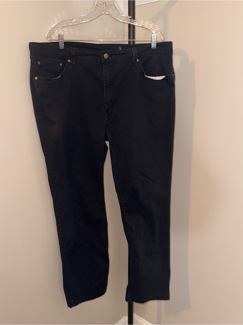 Levi's Men's Straight Leg Jeans in Black